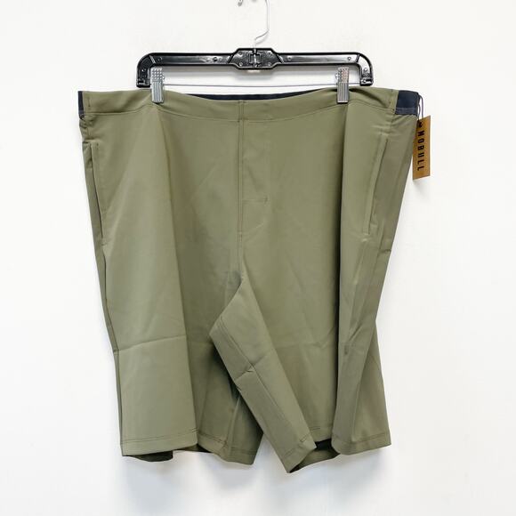 NoBull Men's Lightweight Stretch Shorts Army Green Gym Workout Size XXXL - Picture 3 of 7